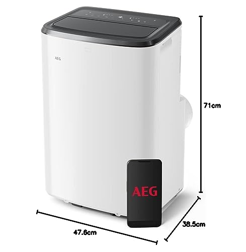 AEG Comfort 6000 Mobile Air Conditioner (AXP26U339CW): LED display, touch operation, app control