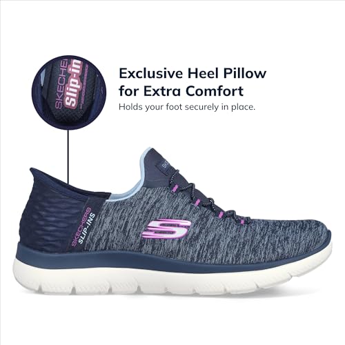 Skechers 'Summits Dazzling Haze' Slip-Ins Women's Sneakers (Navy)
