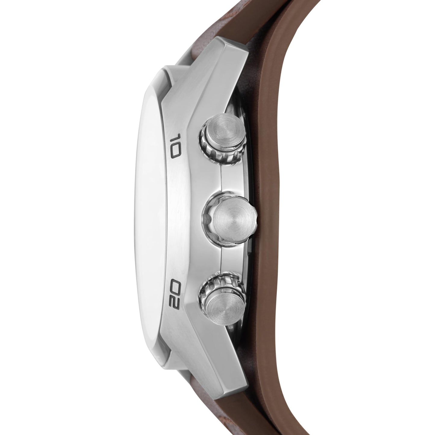 FOSSIL Coachman Chronograph Movement Men's Watch (44mm) with Stainless Steel or Leather Strap