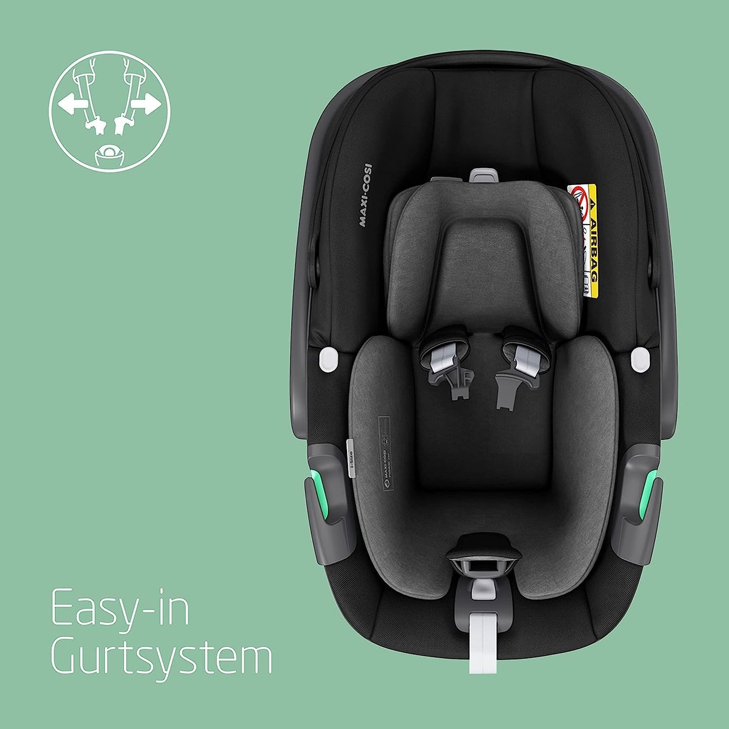 Maxi-Cosi Pebble 360 i-Size Infant Car Seat | Newborn Car Seat (360 Degrees, 0-15 Months)