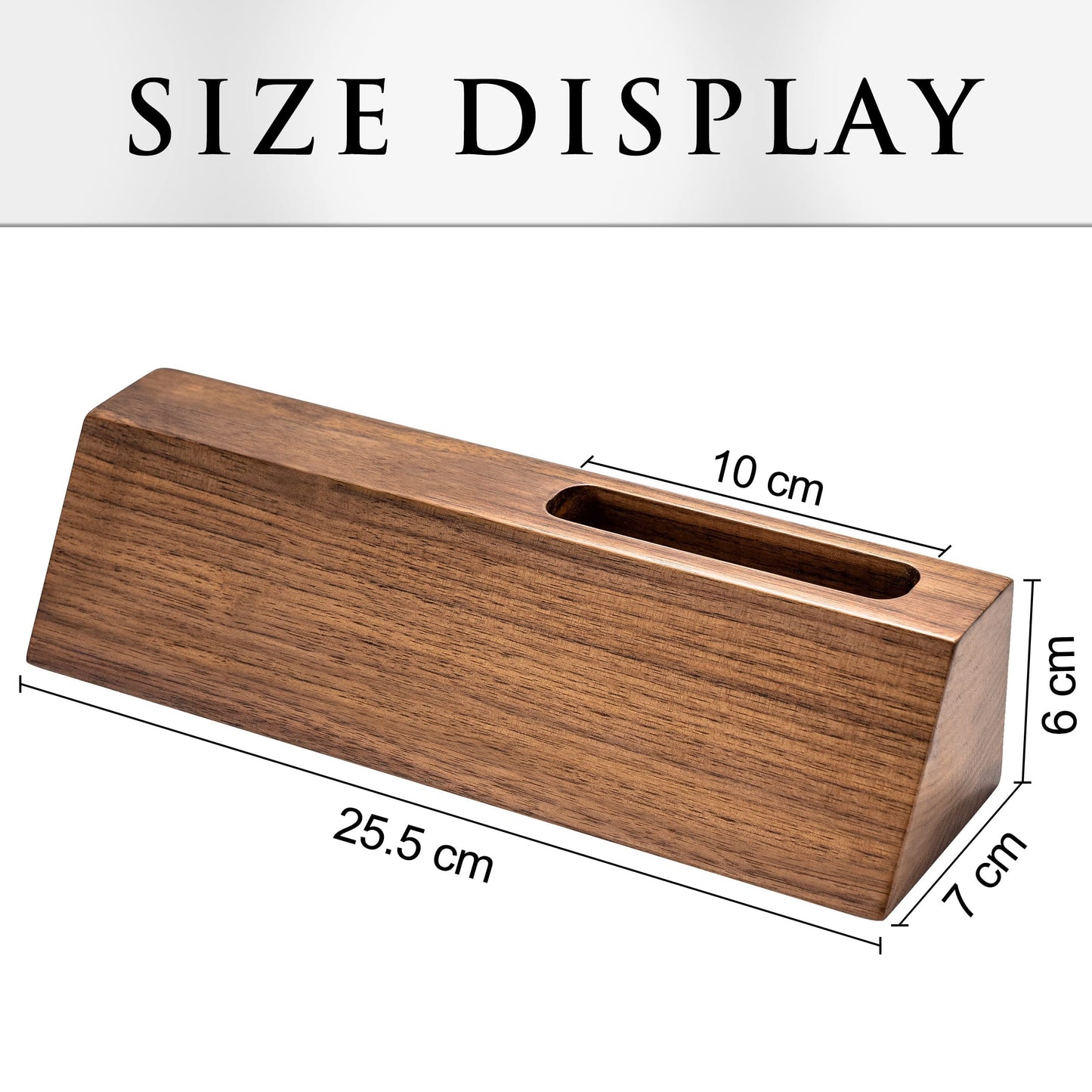Desk Business Name Plate with Card Holder: Personalized Gift