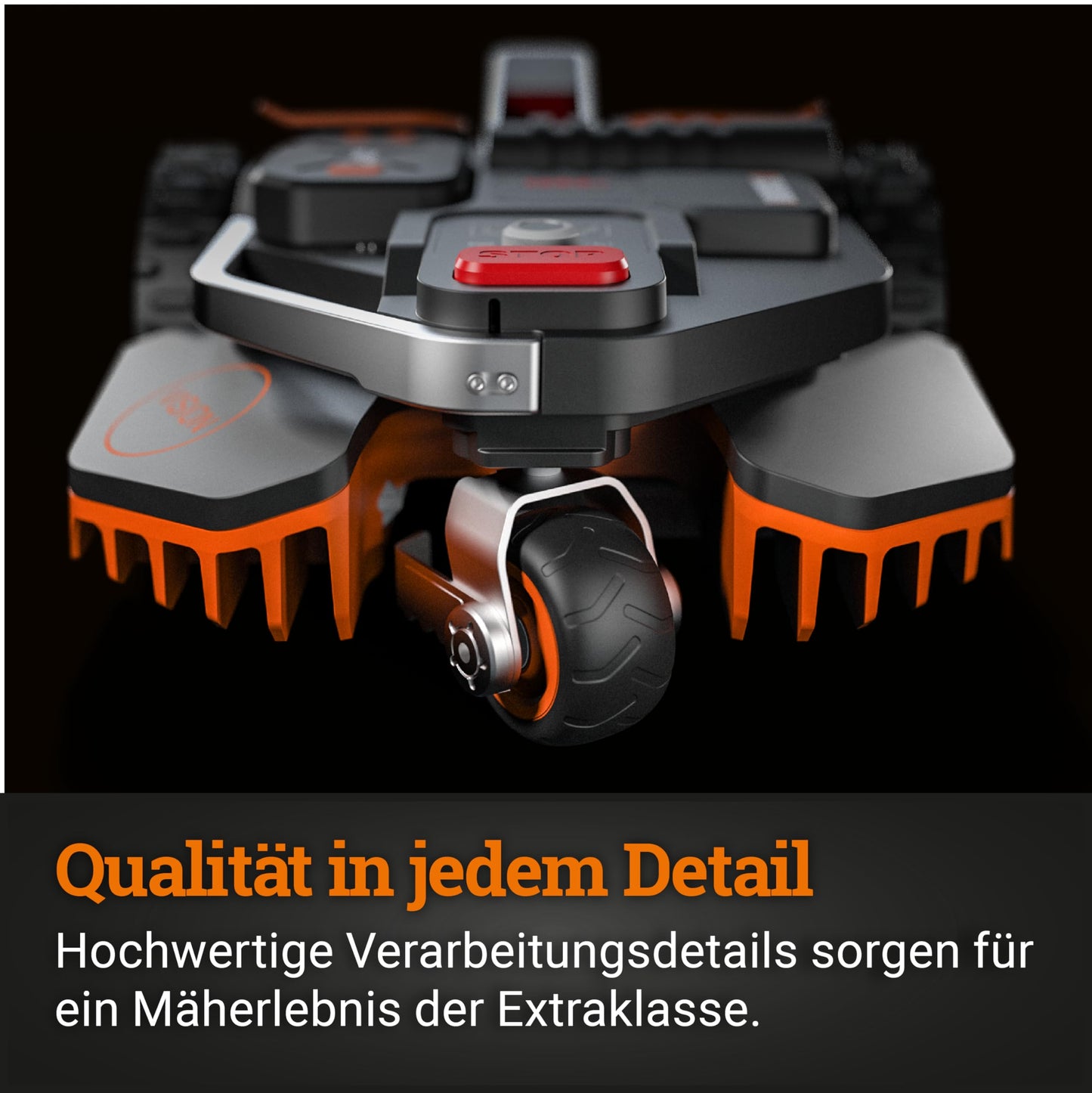 WORX Landroid Vision M600 AI robotic lawnmower (WR206E.1) for gardens up to 600m²: Wi-Fi & Bluetooth, hedgehog protection