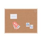 Bi-Office corkboard pinboard with wooden frame (60x45cm) in various sizes