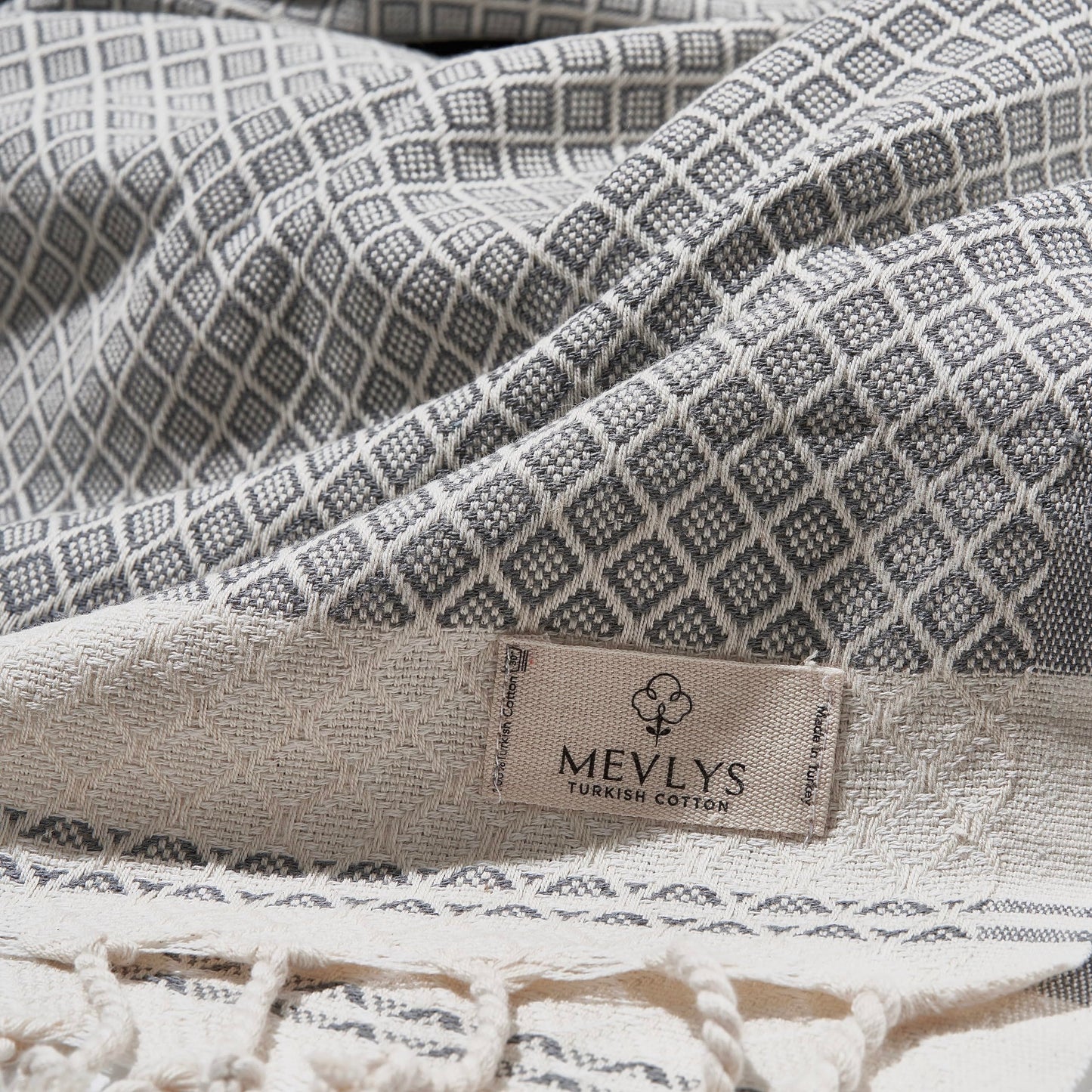 MEVLYS Beach Hammam Towel (Set of 2 - 100x180cm) Made of Cotton | Extra Light