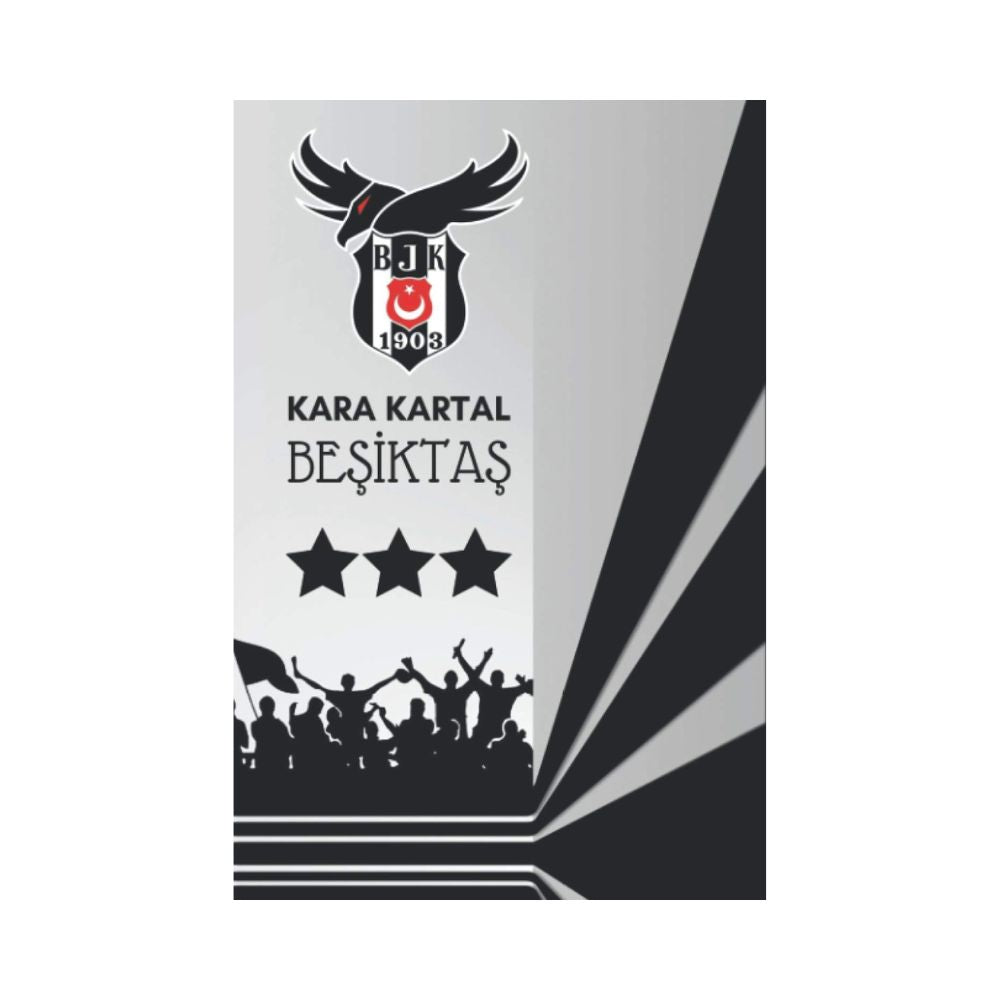 KARA KARTAL - BEŞİKTAŞ | FAN Notiz- und Tagebuch: 120 Seiten - DINA5 - Liniert