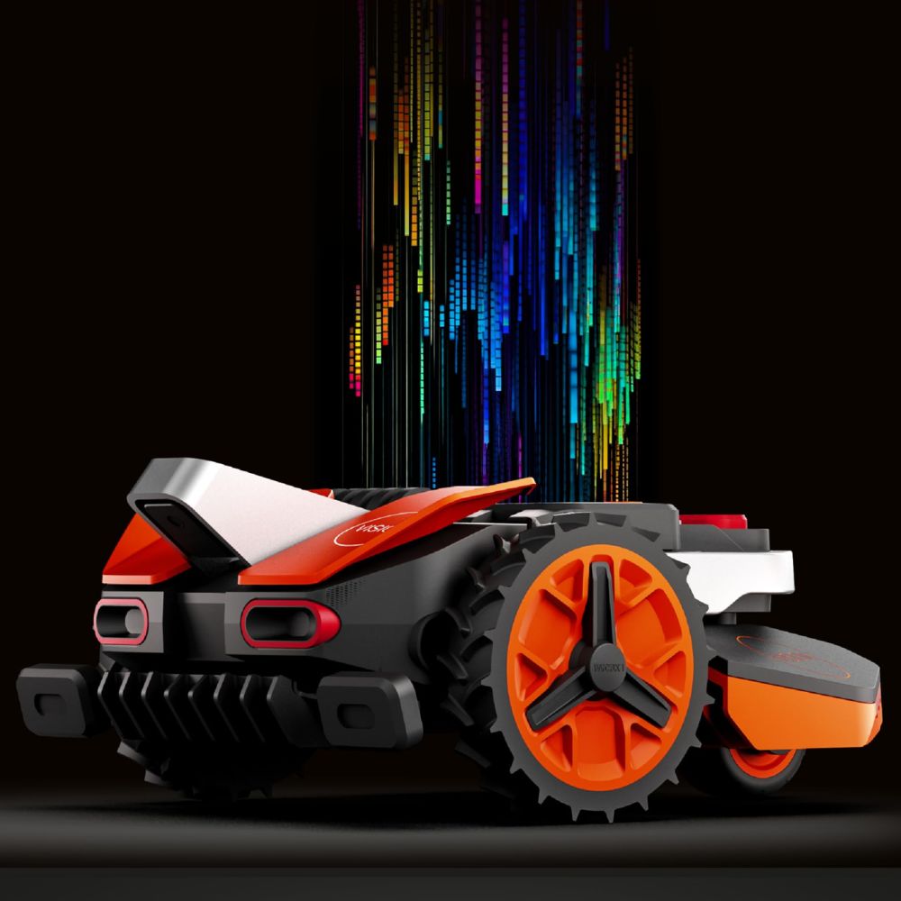 WORX Landroid Vision M600 AI robotic lawnmower (WR206E.1) for gardens up to 600m²: Wi-Fi & Bluetooth, hedgehog protection