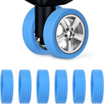 Luggage Wheel Protection: Silicone Wheel Cover for Trolley, Suitcase Wheels | Protective Cover for Travel Suitcases