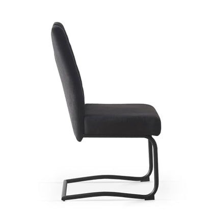 B&amp;D home set of two cantilever dining chairs 'Sofia' | Modern design in anthracite