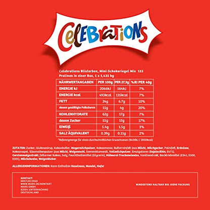Celebrations Chocolate Assortment | 7 Brands in One Box: Mars, Snickers, Twix &amp; More