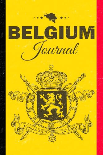 Belgium Journal: 100 pages lignées · Format A5 · Carnet inspiré de la Belgique pour souvenirs,’écriture quotidienne, idées et listes
