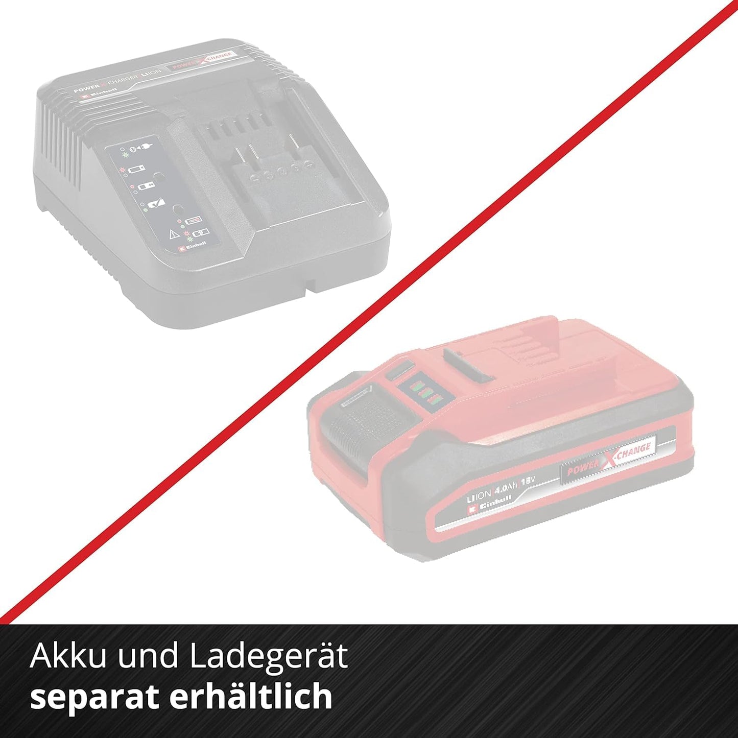 Einhell Akku-Fugenreiniger (GC-CC 18) Li Solo Power X-Change ohne Akku und Ladegerät