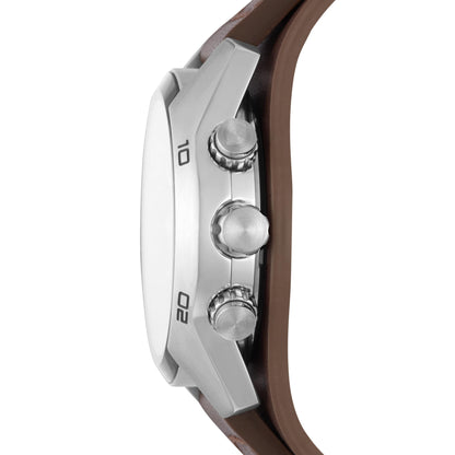 FOSSIL Coachman Chronograph Movement Men's Watch (44mm) with Stainless Steel or Leather Strap