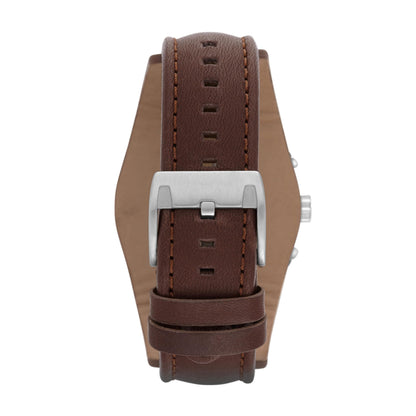 FOSSIL Coachman Chronograph Movement Men's Watch (44mm) with Stainless Steel or Leather Strap