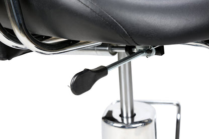 Barberpub Friseurstuhl | Hydraulisch, bis 135° kippbar mit Gasfeder-Sperre, 360° drehbar