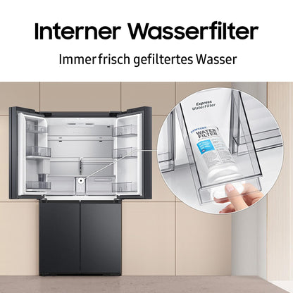 Samsung Externer Wasserfilter (Original-Ersatzteil) HAFEX/EXP für French-Door-Kühlschränke, NSF-zertifiziert