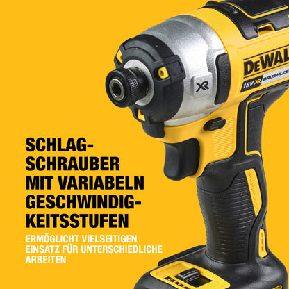 DEWALT 18V cordless combo pack (DCK422P3T) with 4 powerful tools for construction sites and workshops