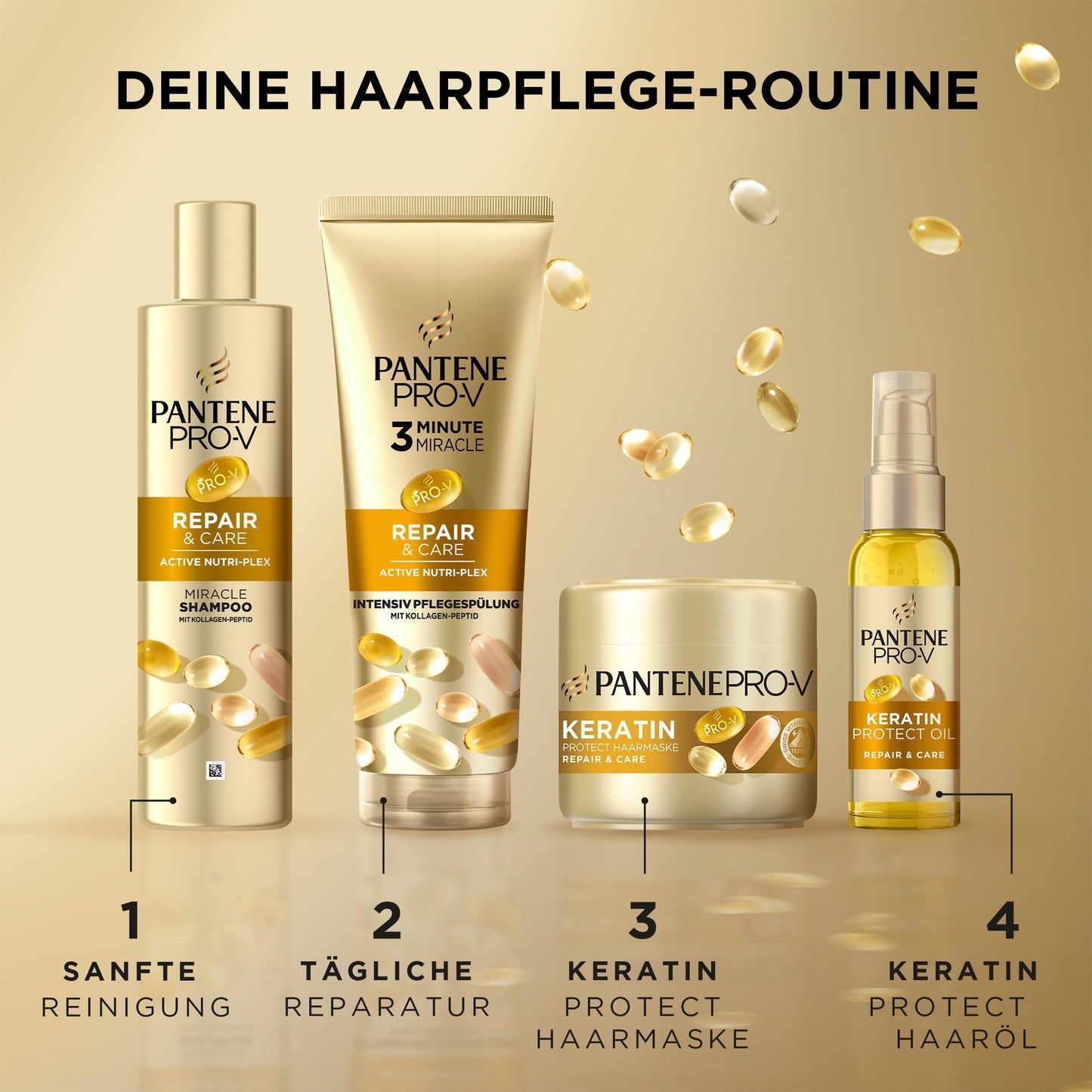 Pantene Pro-V XL Repair &amp; Care Keratin Protect Hair Mask (500ml) with Pro-V Formula &amp; Active Nutri-Plex