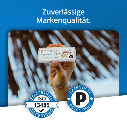 MOSKINTO Mückenpflaster gegen Mückenstich, Stichheiler (24 Pflaster) für Kinder und Erwachsene