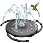 AISITIN Solar Fountain Pond Pump (3.5W) with various spray effects for garden, pond, DIY water feature