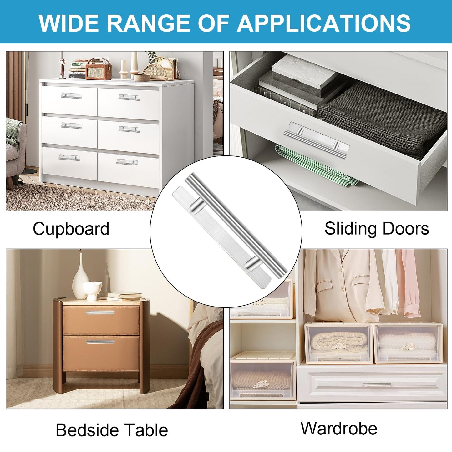 AOROPS Self-adhesive Door Handles | Stylish &amp; practical solution without drilling