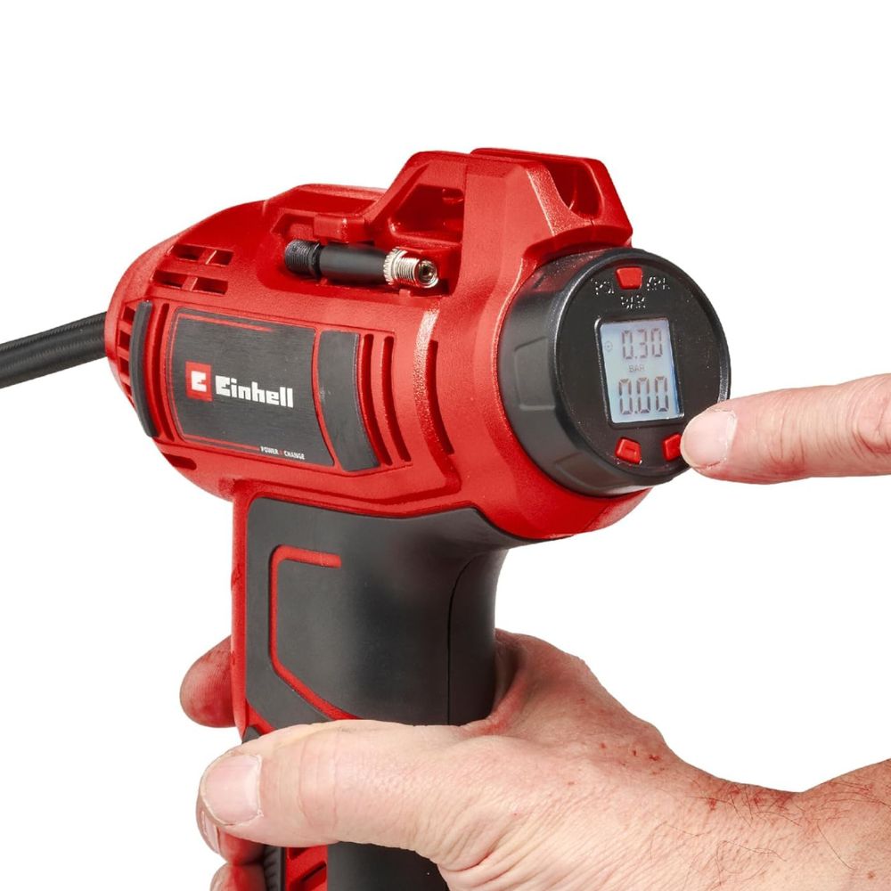 Einhell Akku-Autokompressor CE-CC 18 Li-Solo Power X-Change (18V, max. 11 bar, 60cm Druckluftschlauch)