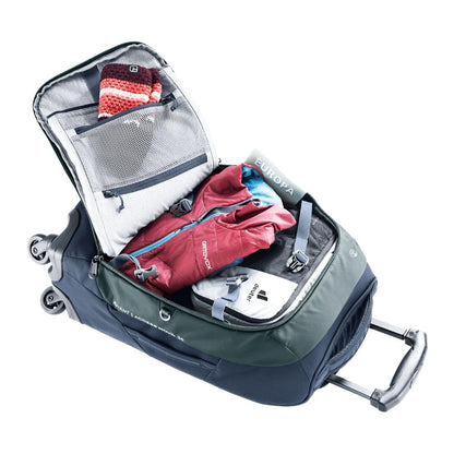DEUTER 'Aviant Access Movo 36' Hand Luggage Trolley: Front Opening (Teal-Ink)