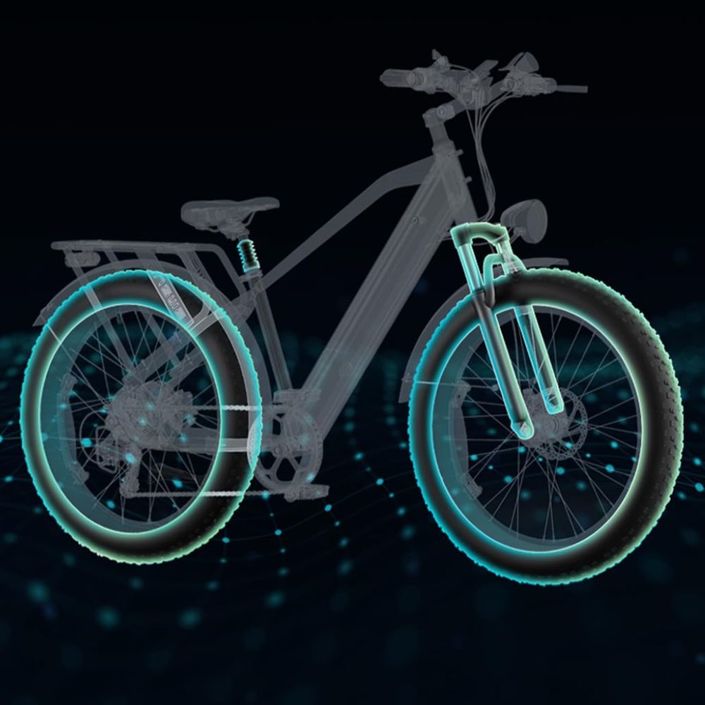 ENGWE E26 All-Terrain E-Bike: 250W, 48V, 16Ah battery, LCD, suspension fork &amp; 7-speed gears