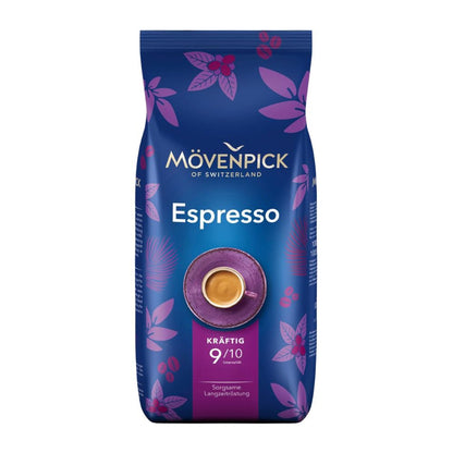 MÖVENPICK Coffee ARABICA with Robusta - Barista Espresso (4x1000g): Whole Beans