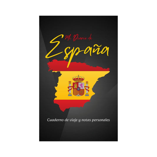 Mi Diario de España: 100 páginas lineadas en formato A5: Cuaderno de viaje y notas personales